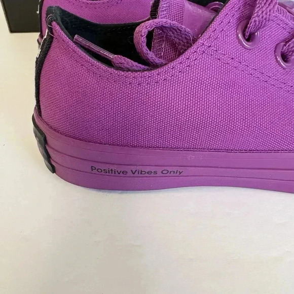 Converse x OPI‎ Chuck Taylor All Star Positive Vibes Only Purple Womens 5/Mens 3 - Picture 5 of 9